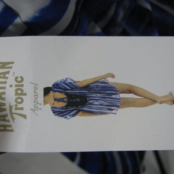 NWT Hawaiian Tropics Sheer Shirt Cover Up - Picture 8 of 8